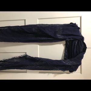 Navy blue scarf